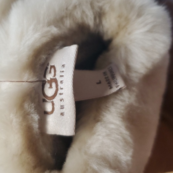 UGG AUSTRALIA NIB Leather Shortie Gloves - Picture 4 of 7